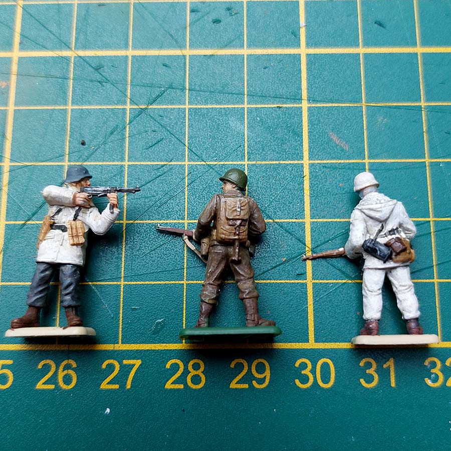 Char Americain Sherman M4 monté, peint et effets de vieillissements