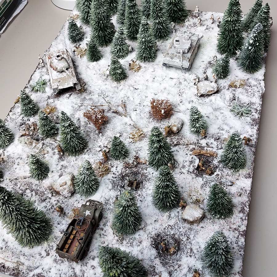 Détail : opérateur radio sur le char américain