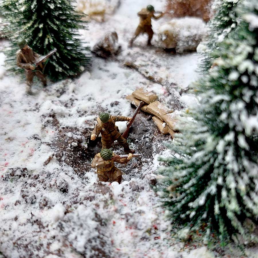 Détail : Soins à un blessé