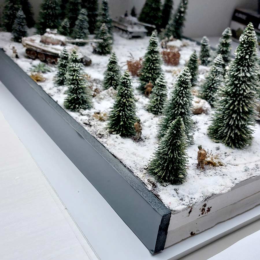 Vue d'ensemble du diorama terminé